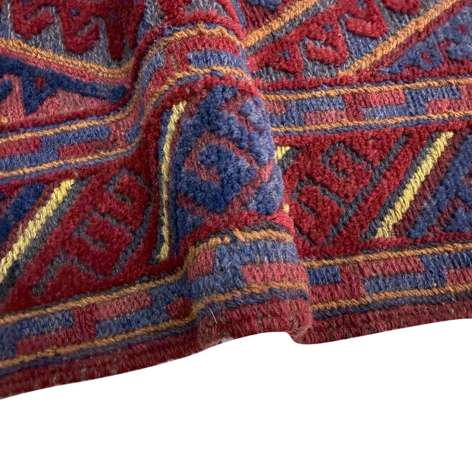 Multi Color Mashwani Small Area Rug 3' 11" x 4' 2" ft / 120 x 126 cm - No. Y39546