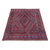 Handmade Afghan Carpet 3' 8" x 4' 2" ft / 111 x 127 cm - No. Y39547