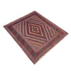 Hand Knotted Mashwani Area Rug 3' 8" x 4' 2" ft / 113 x 128 cm - No. Y39548
