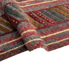 Hand Knotted Mashwani Area Rug 3' 8" x 4' 2" ft / 113 x 128 cm - No. Y39548