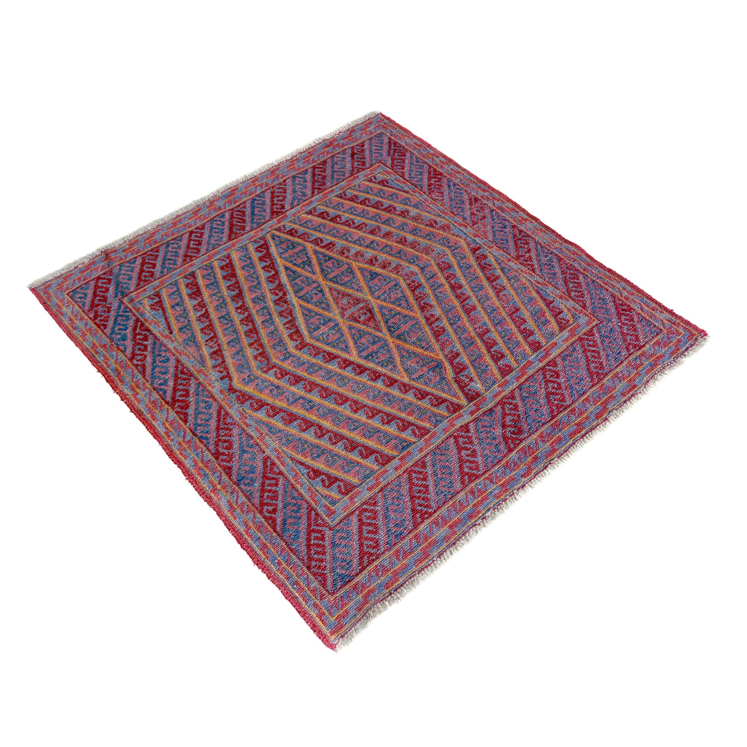 Handmade Mushwani Carpet 3' 11" x 4' 1" ft / 119 x 124 cm - No. Y39549