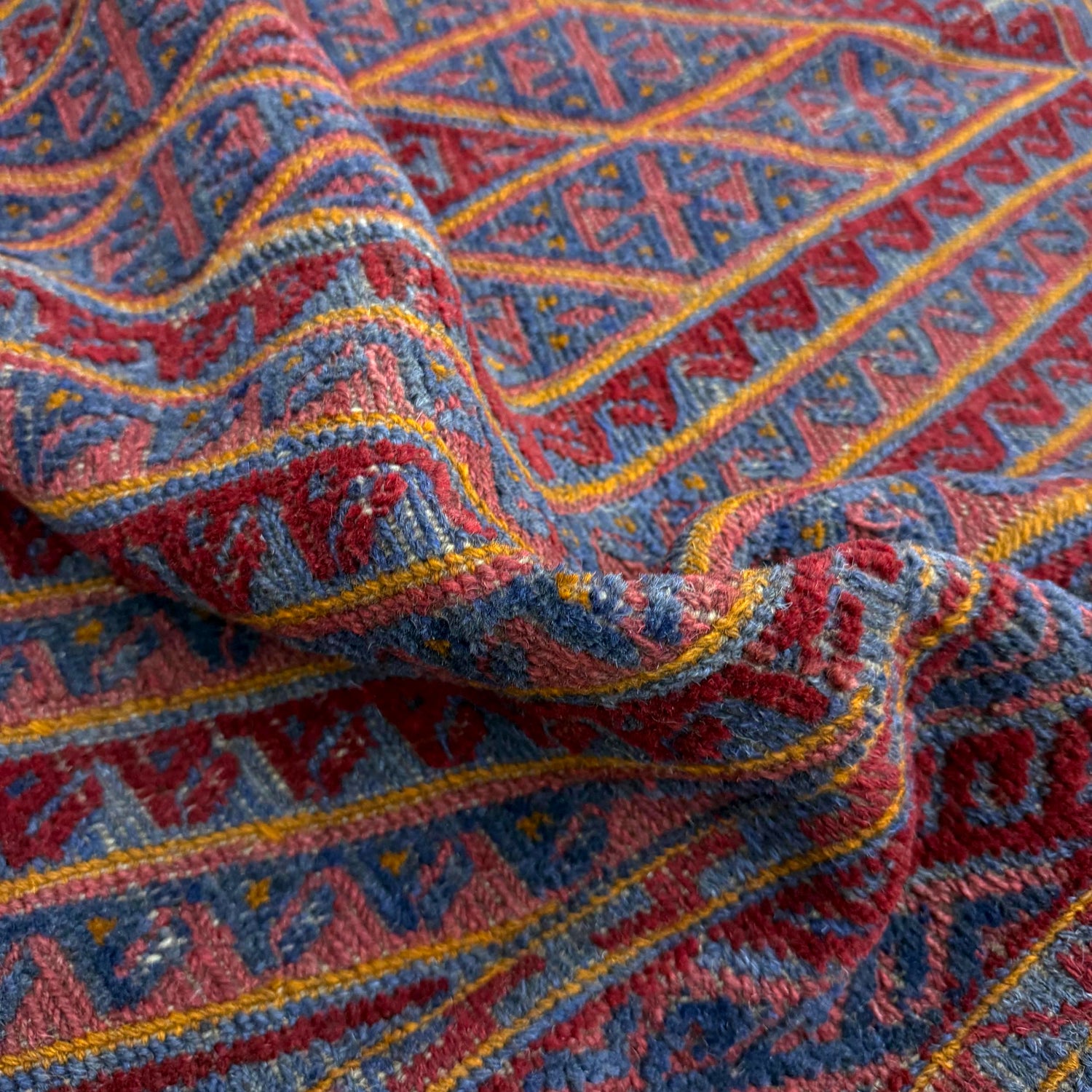 Handmade Mushwani Carpet 3' 11" x 4' 1" ft / 119 x 124 cm - No. Y39549