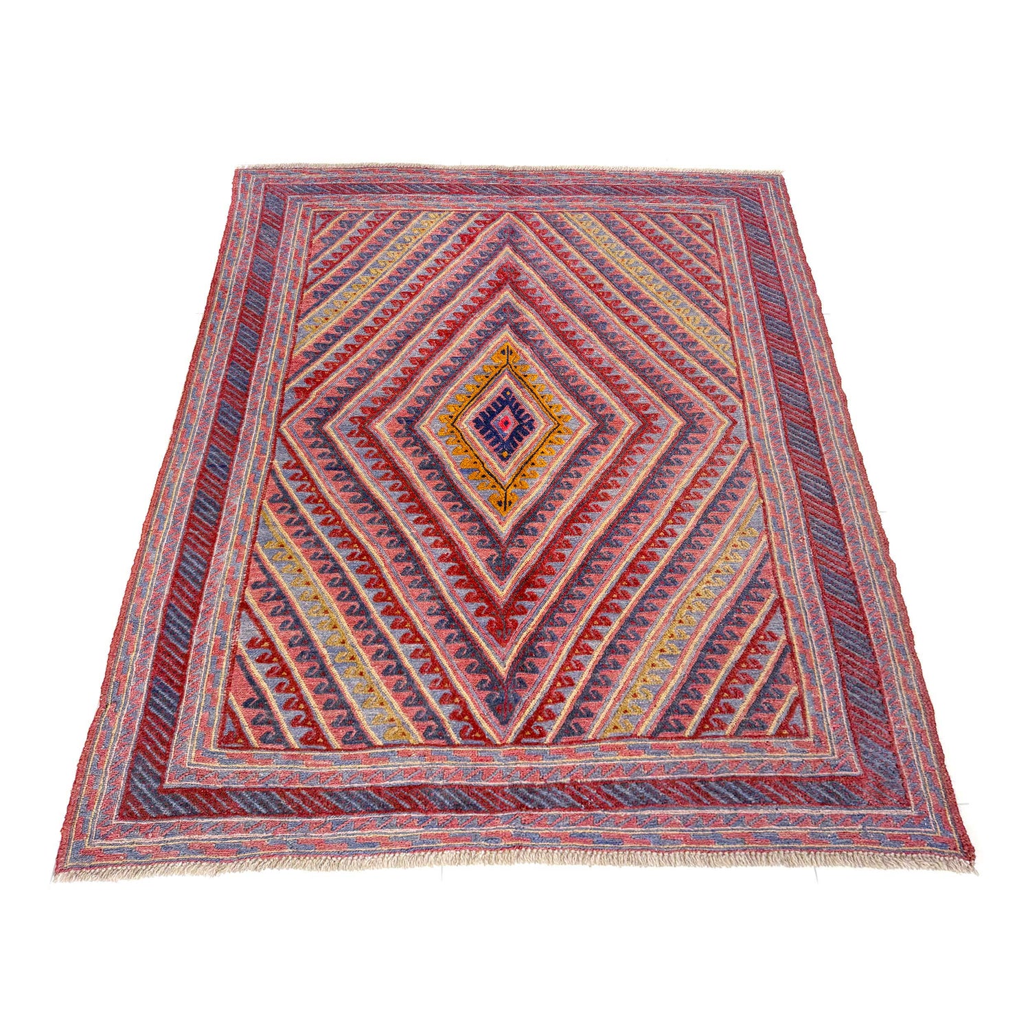 Traditional Mashwani Carpet 4' 11" x 5' 11" ft / 149 x 181 cm - No. Y39551