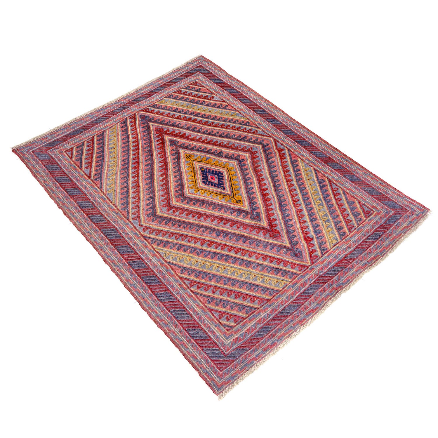 Traditional Mashwani Carpet 4' 11" x 5' 11" ft / 149 x 181 cm - No. Y39551