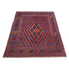 Hand Knotted Mashwani Area Rug 5' 2" x 6' 0" ft / 158 x 184 cm - No. Y39553