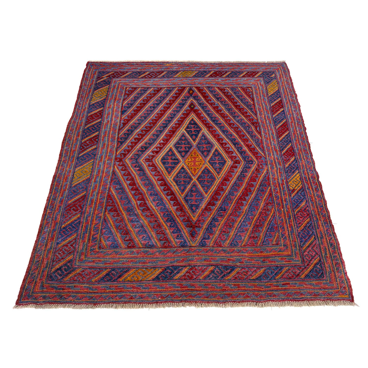 Hand Knotted Mashwani Area Rug 5' 2" x 6' 0" ft / 158 x 184 cm - No. Y39553