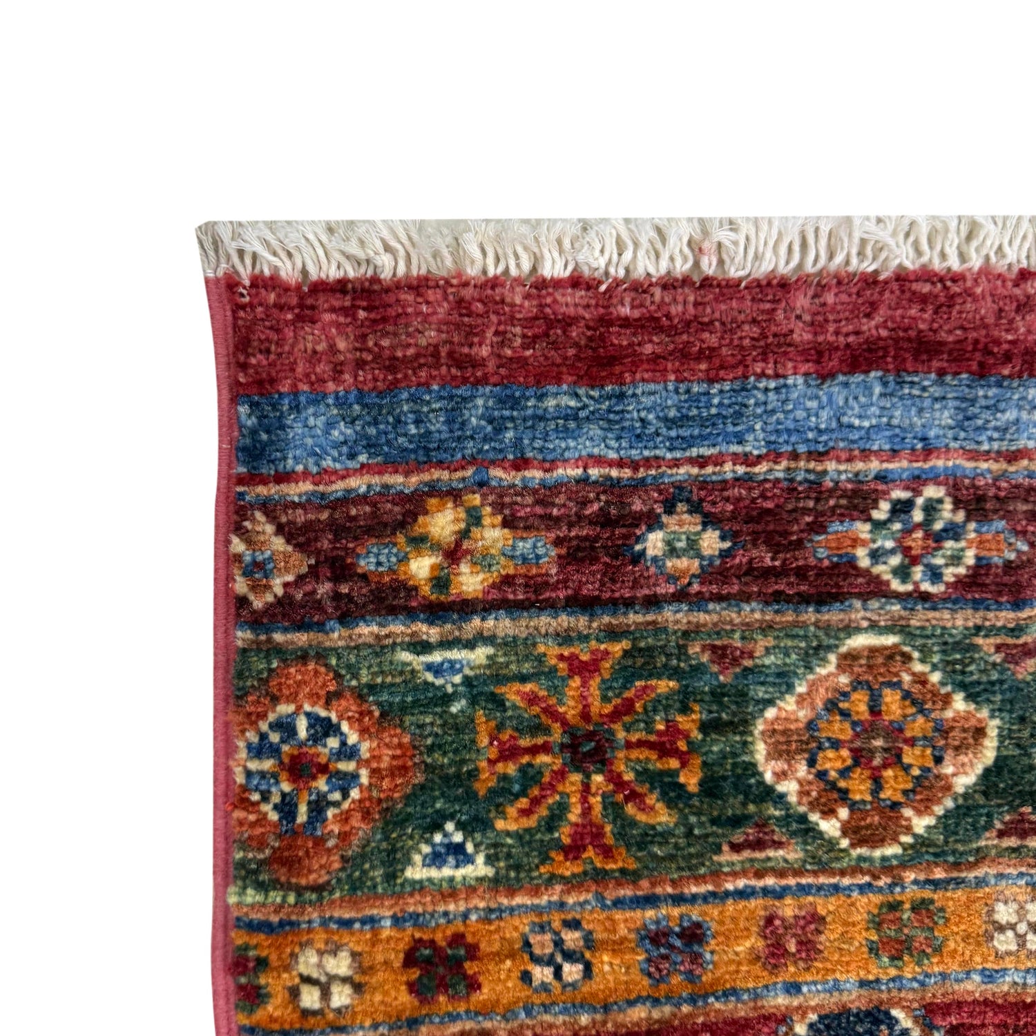 Hand Knotted Khurjeen Oriental Rug 4' 1" x 6' 0" ft / 124 x 184 cm - No. Y39558