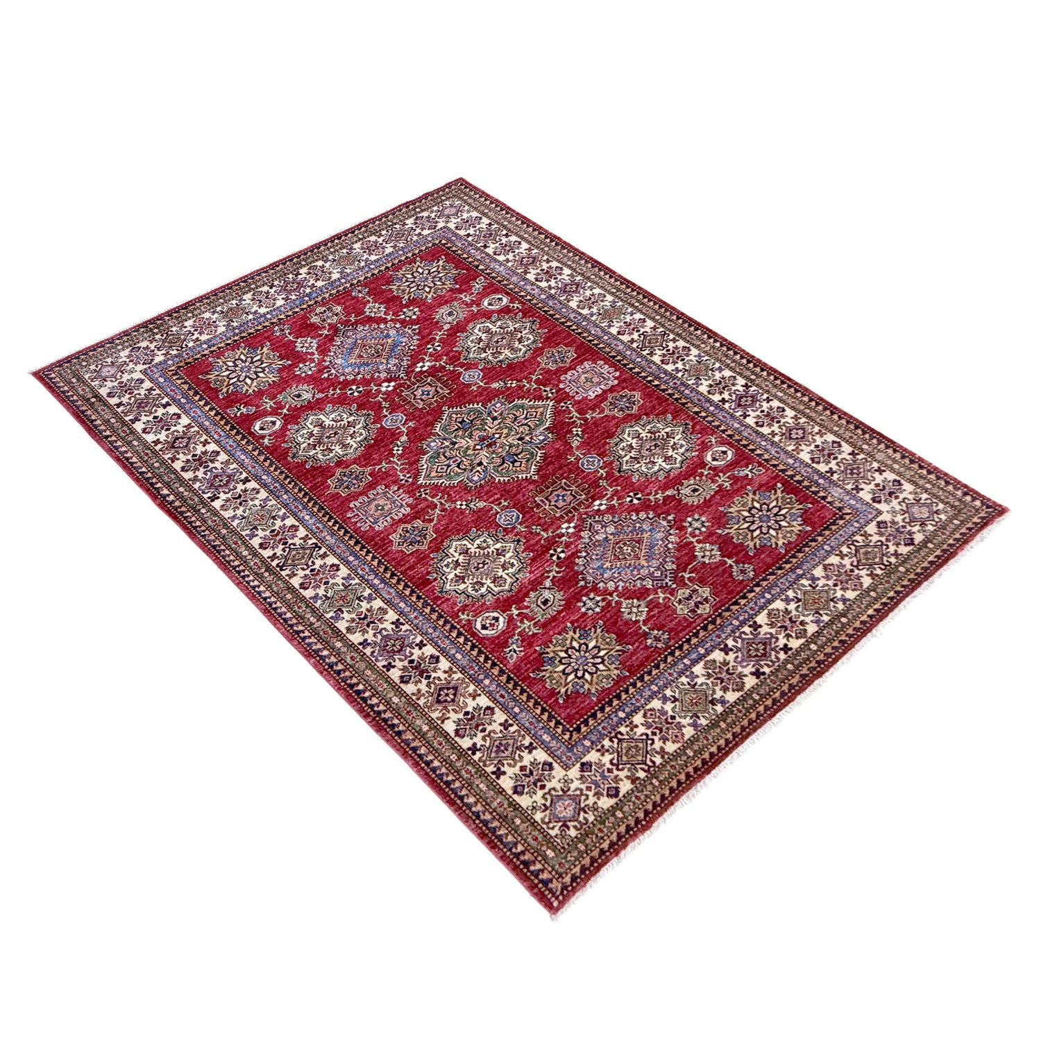 Luxury Fine Kazak Carpet 5' 7" x 7' 8" ft / 171 x 234 cm - No. Y39560