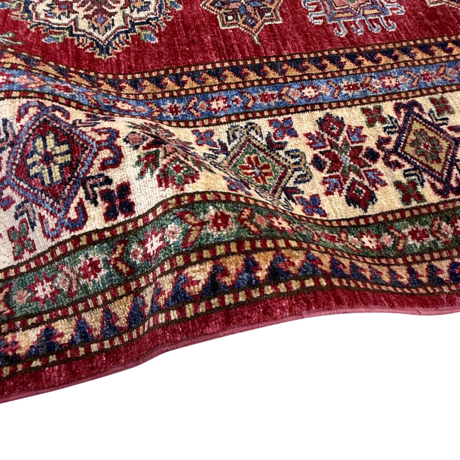 Luxury Fine Kazak Carpet 5' 7" x 7' 8" ft / 171 x 234 cm - No. Y39560