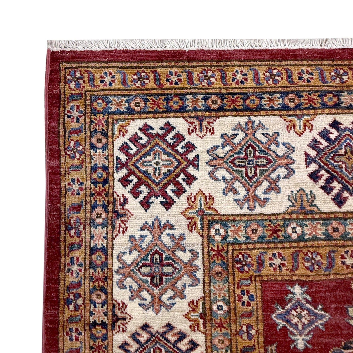 Premium Hand Knotted Kazak Rug 6' 11" x 10' 1" ft / 212 x 307 cm - No. Y39561