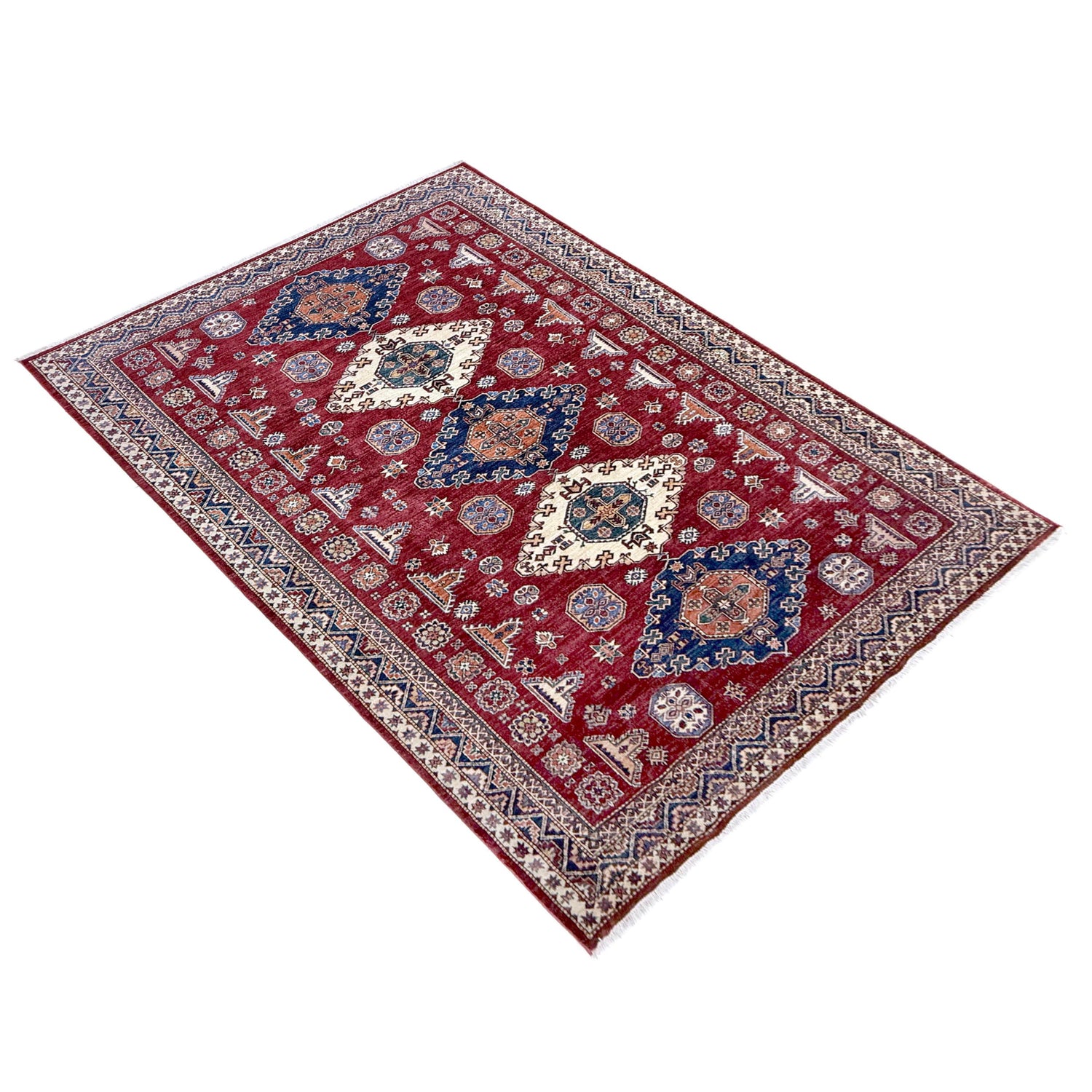 Luxury Fine Kazak Carpet 6' 9" x 10' 0" ft / 205 x 304 cm - No. Y39562