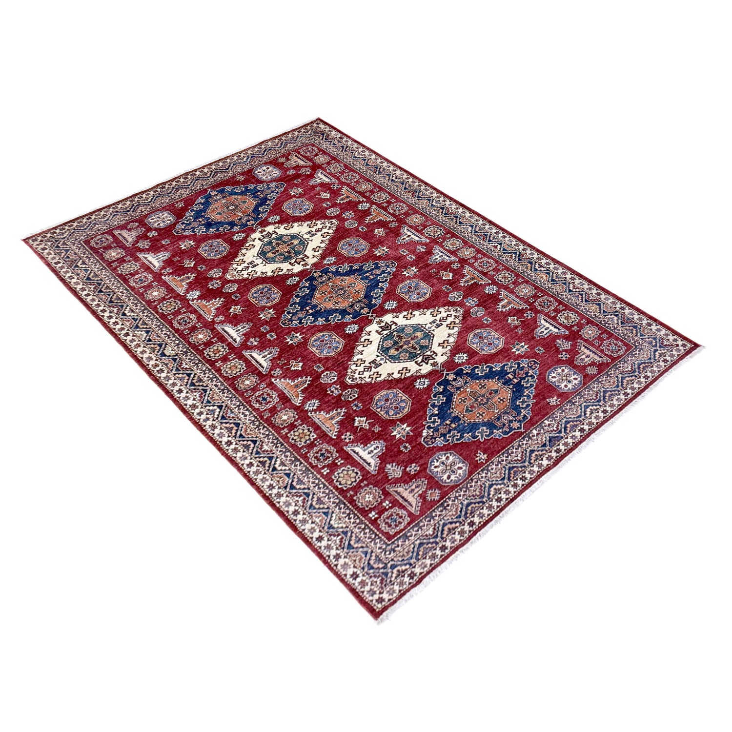 Luxury Fine Kazak Carpet 6' 9" x 10' 0" ft / 205 x 304 cm - No. Y39562
