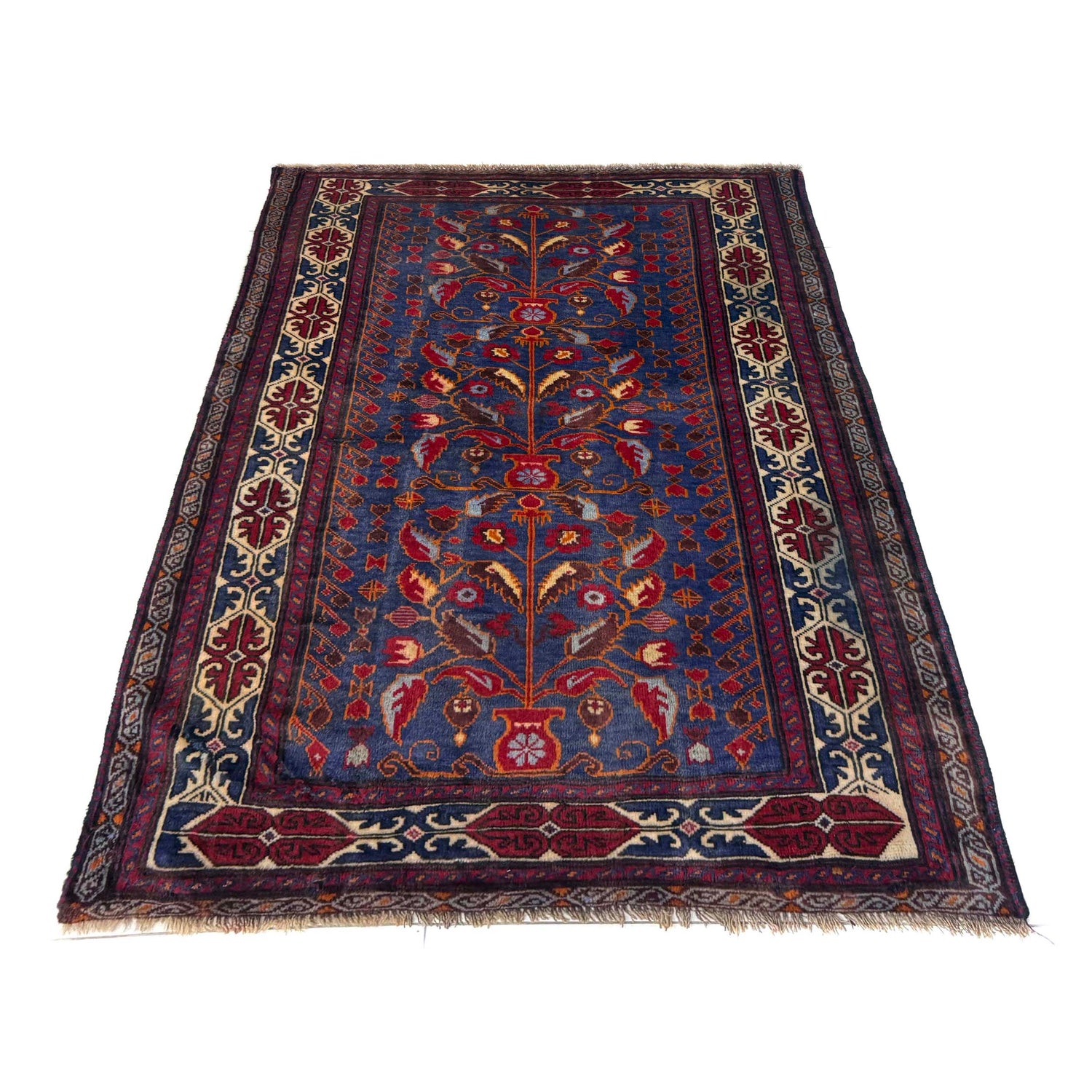 Traditional Baloch Rug 3' 3" x 4' 9" ft / 100 x 144 cm - No. Y39564