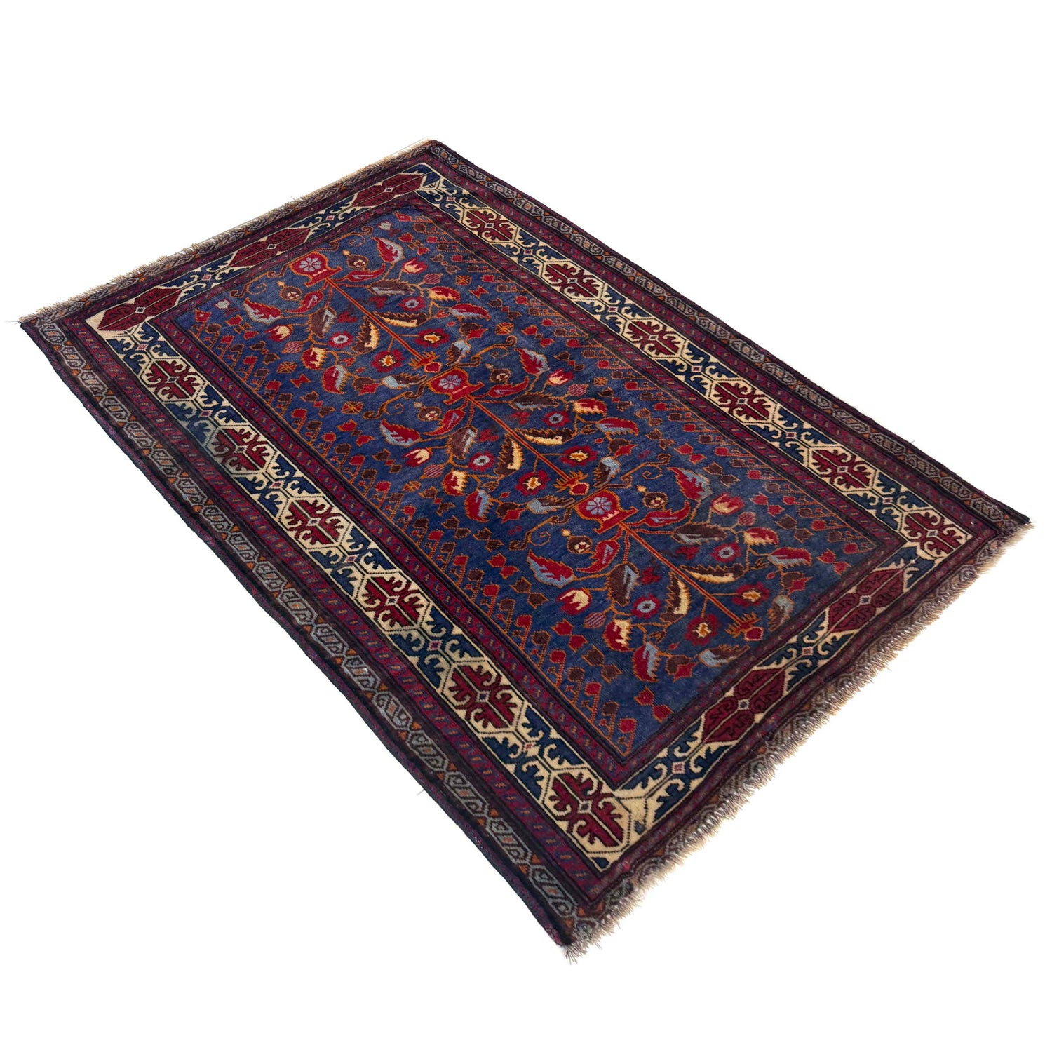 Traditional Baloch Rug 3' 3" x 4' 9" ft / 100 x 144 cm - No. Y39564