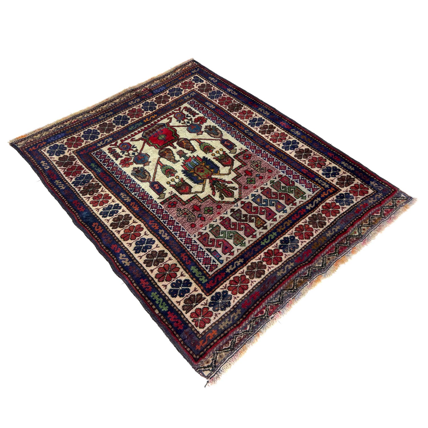 Baluch Small Size Rug 3' 6" x 4' 2" ft / 107 x 127 cm - No. Y39565