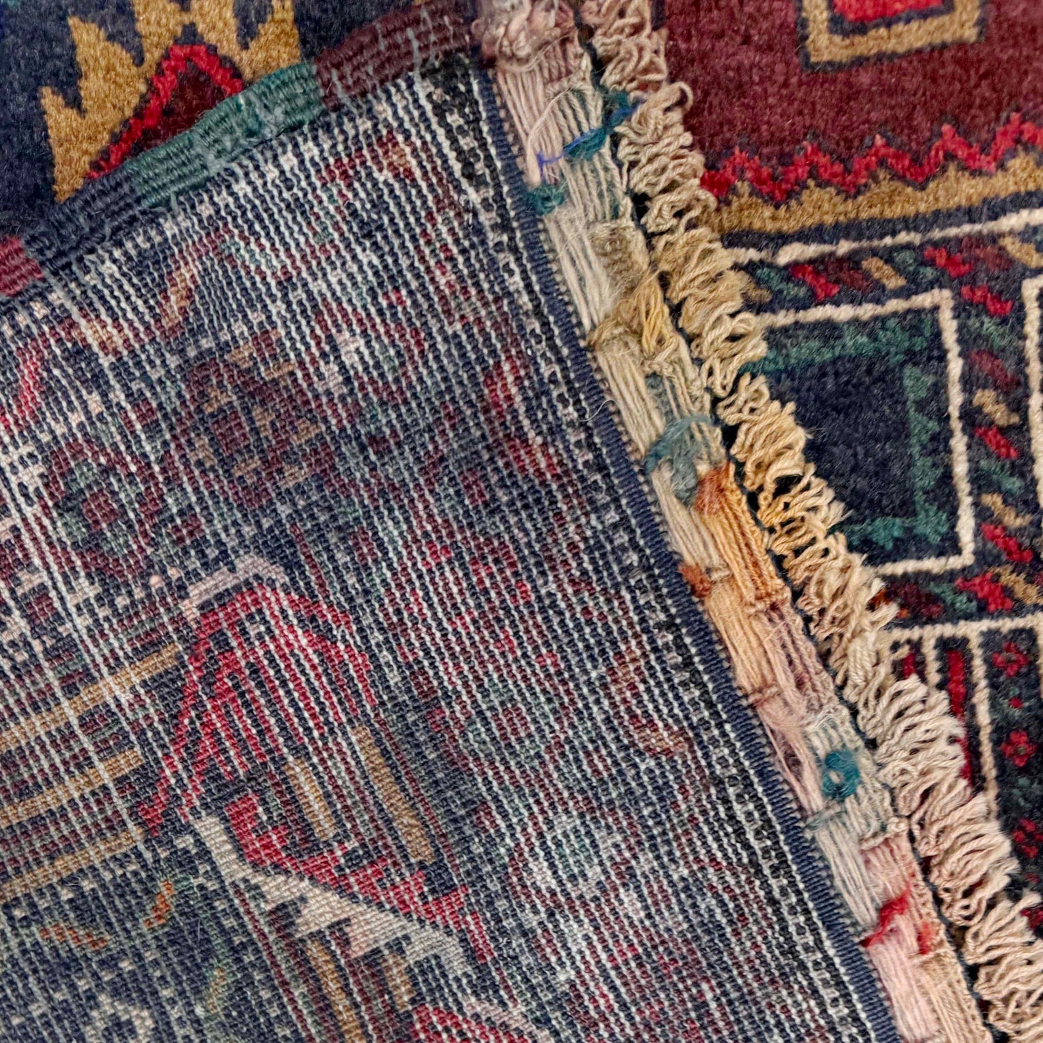 Muslim Prayer Rug 2' 11" x 4' 3" ft / 90 x 130 cm - No. Y39570