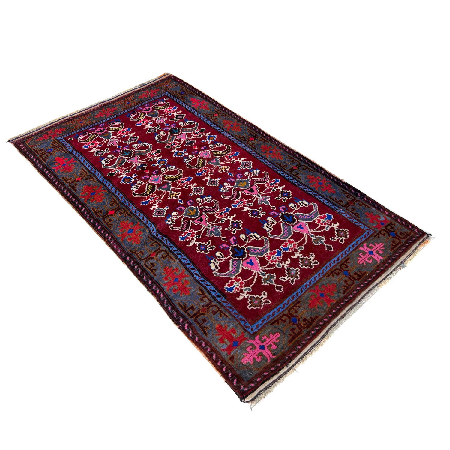 Traditional Baloch Rug 3' 3" x 5' 6" ft / 98 x 167 cm - No. Y39571