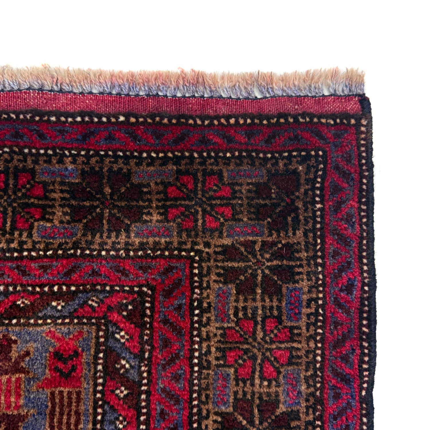 Muslim Prayer Rug 2' 11" x 4' 5" ft / 90 x 135 cm - No. Y39573