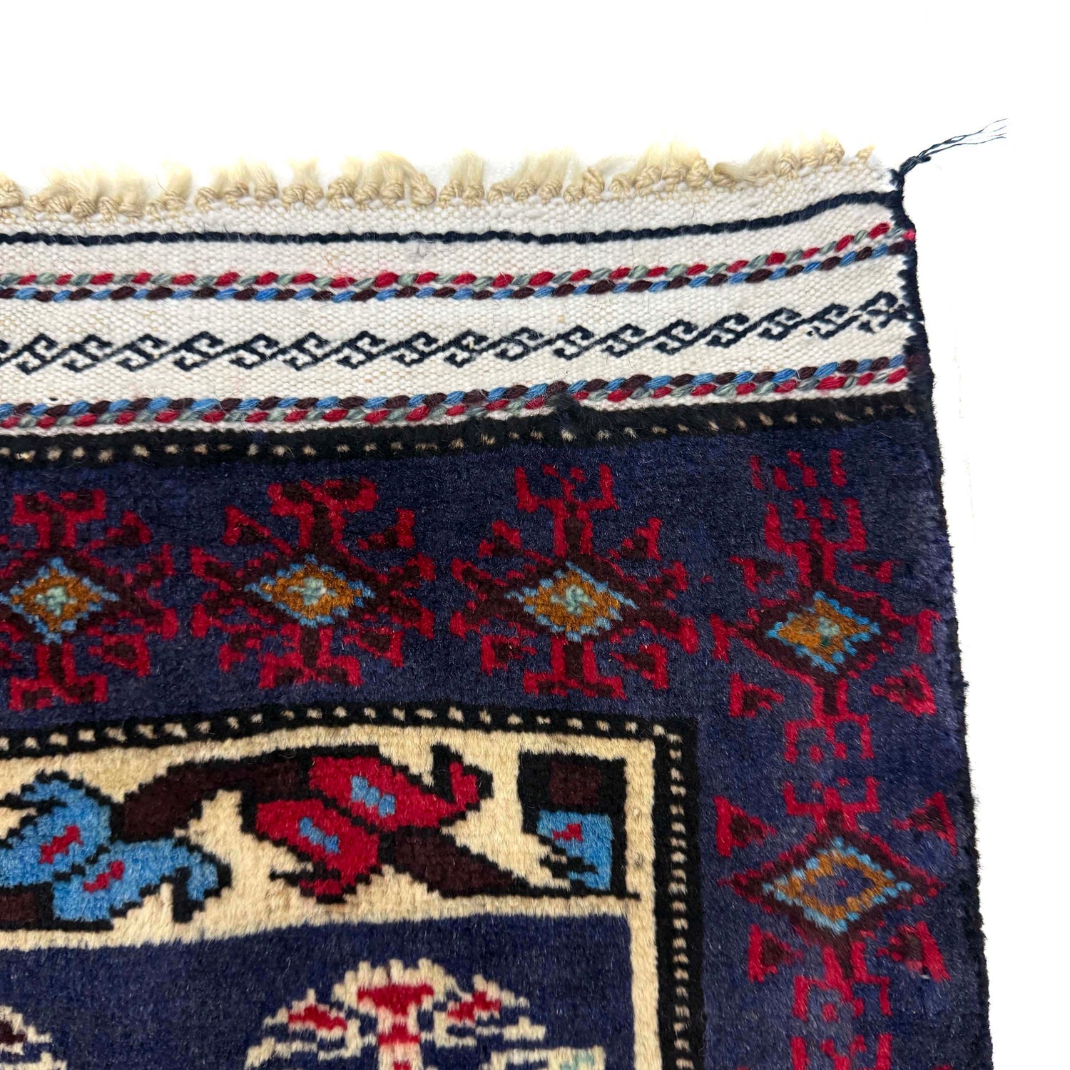 Muslim Prayer Rug 2' 4" x 3' 5" ft / 71 x 105 cm - No. Y39575