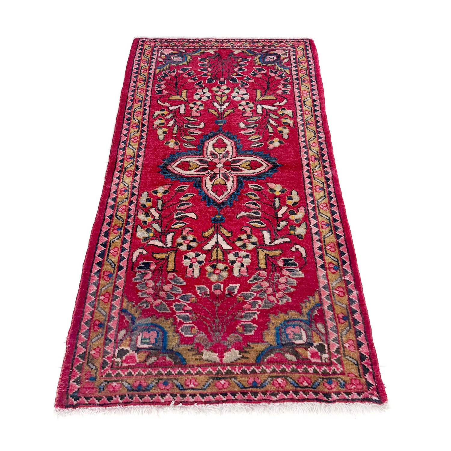 Red Color Baluchi Rug 2' 3" x 4' 3" ft / 68 x 130 cm - No. Y39576