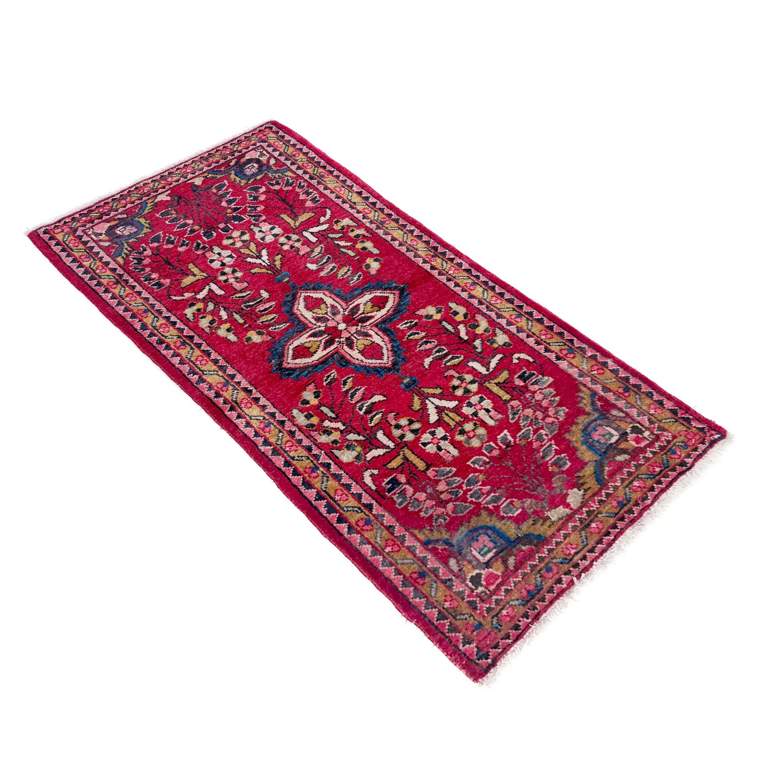 Red Color Baluchi Rug 2' 3" x 4' 3" ft / 68 x 130 cm - No. Y39576