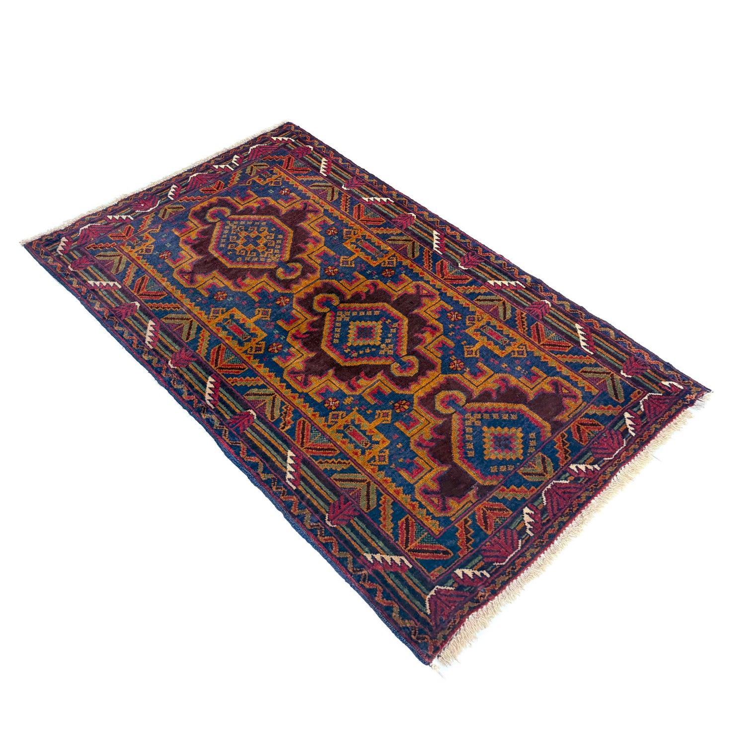 Baluch Small Size Rug 2' 9" x 4' 3" ft / 84 x 130 cm - No. Y39579