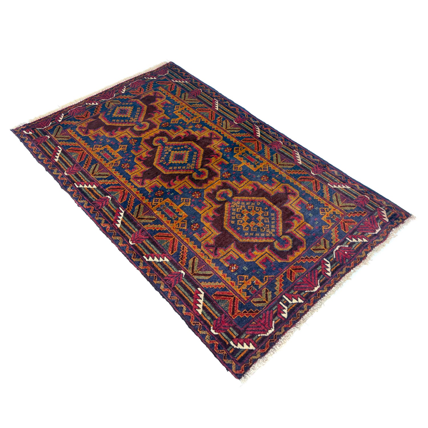 Baluch Small Size Rug 2' 9" x 4' 3" ft / 84 x 130 cm - No. Y39579