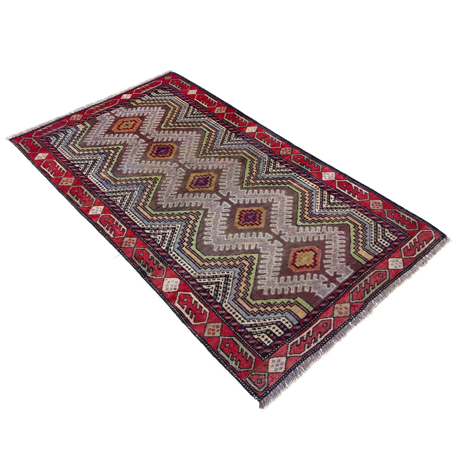 Baluch Small Size Rug 2' 9" x 4' 5" ft / 83 x 134 cm - No. Y39580