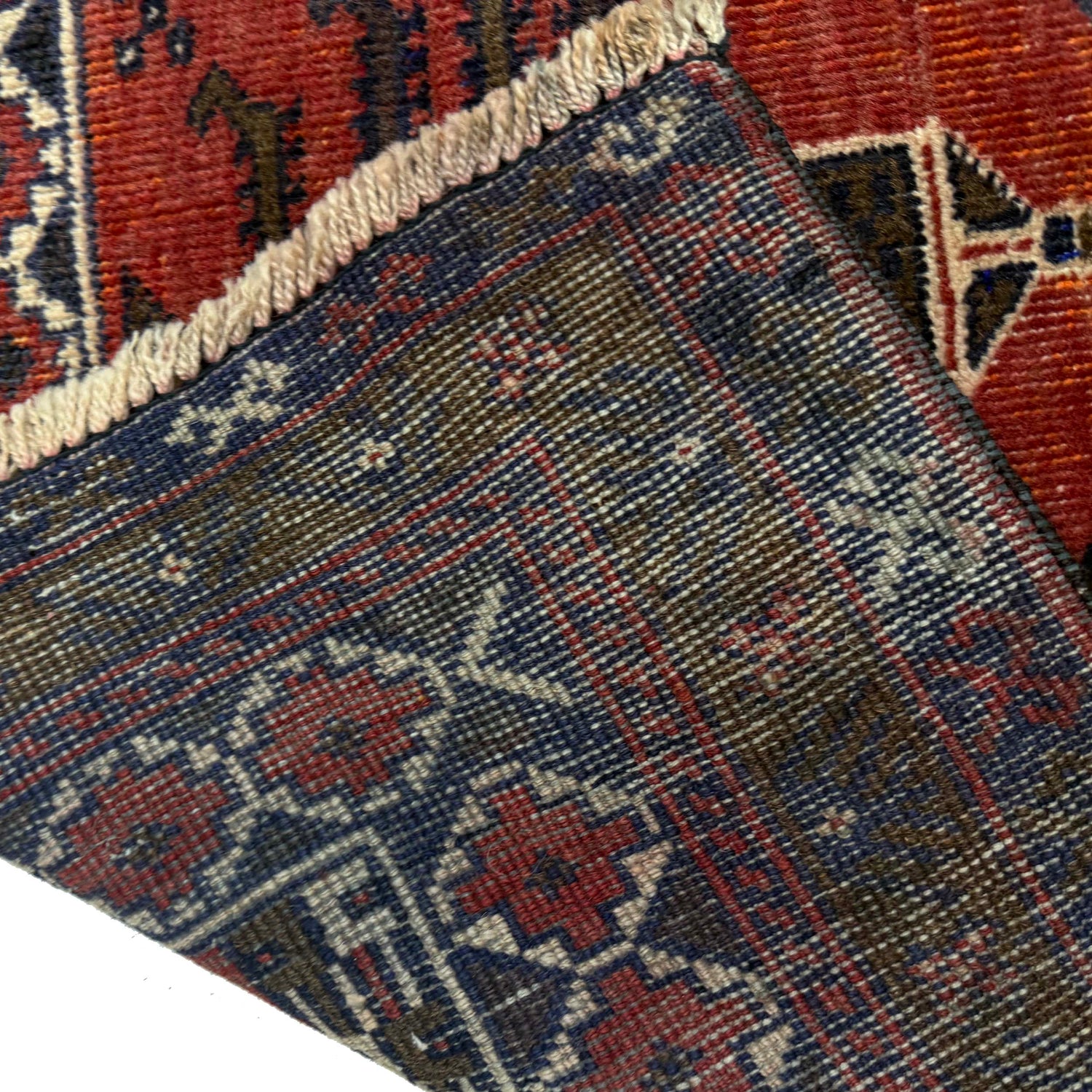 Handmade Prayer Rug 2' 10" x 4' 3" ft / 87 x 130 cm - No. Y39581