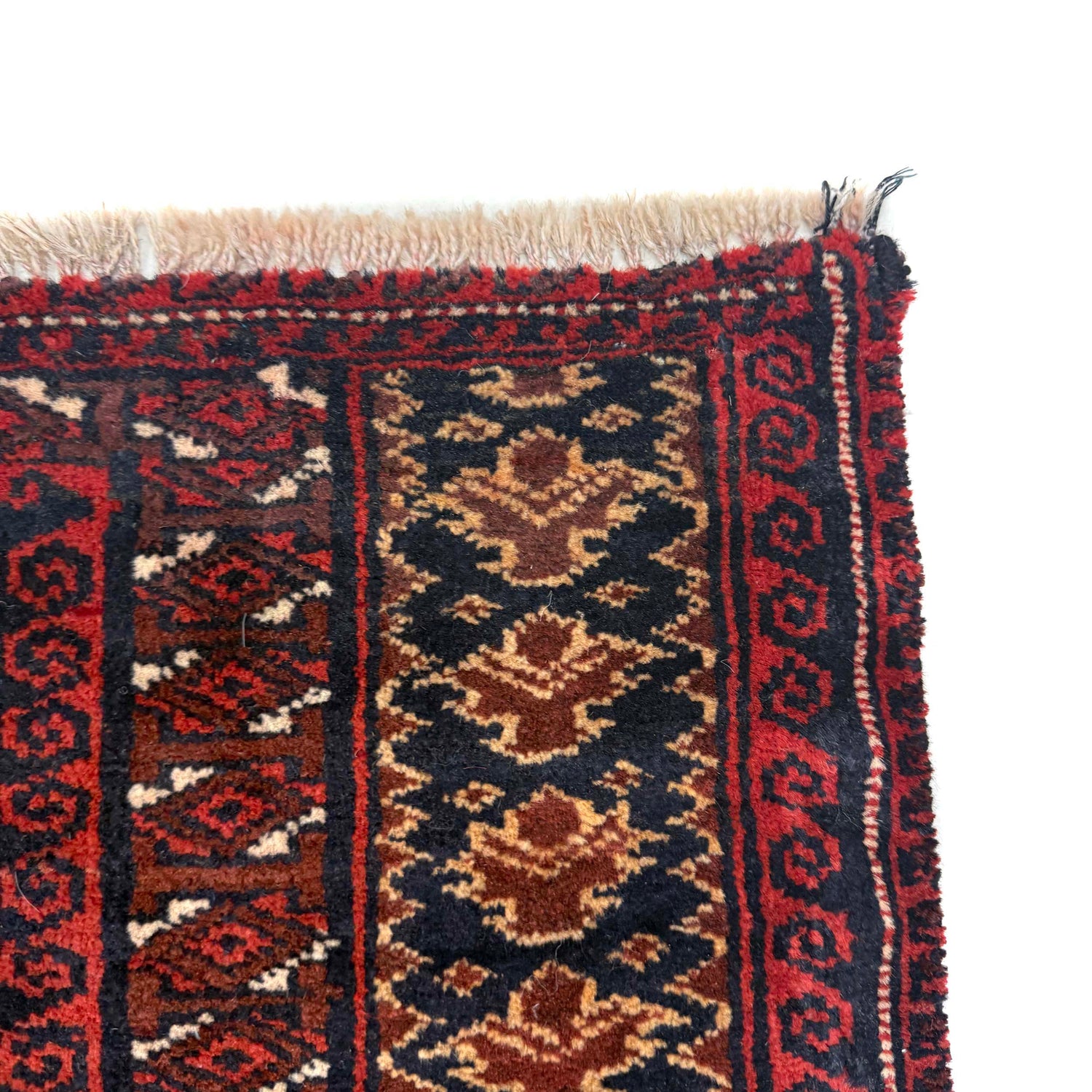Handmade Prayer Rug 2' 7" x 4' 1" ft / 78 x 125 cm - No. Y39582