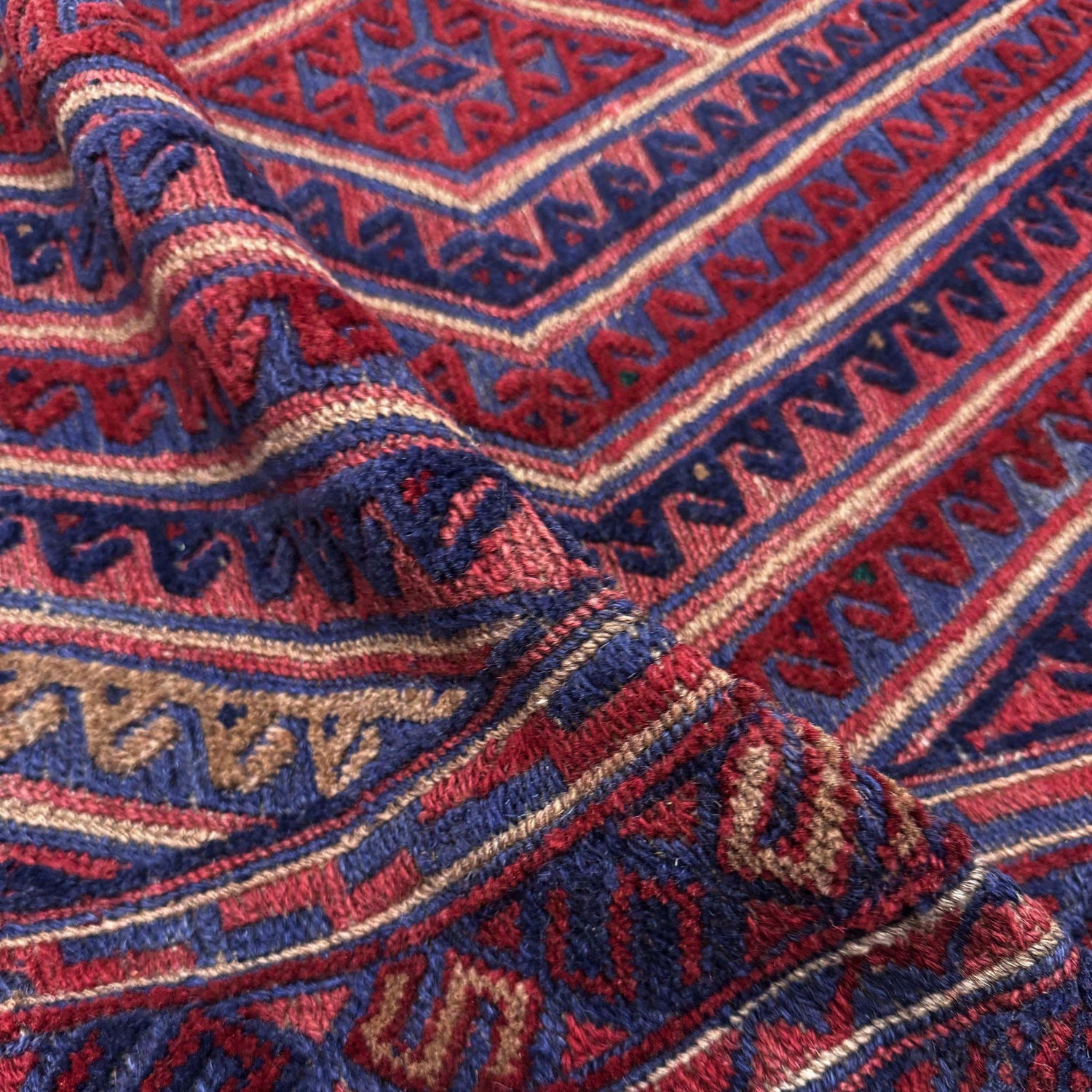 Hand Knotted Mashwani Area Rug 4' 11" x 6' 0" ft / 150 x 182 cm - No. Y39584