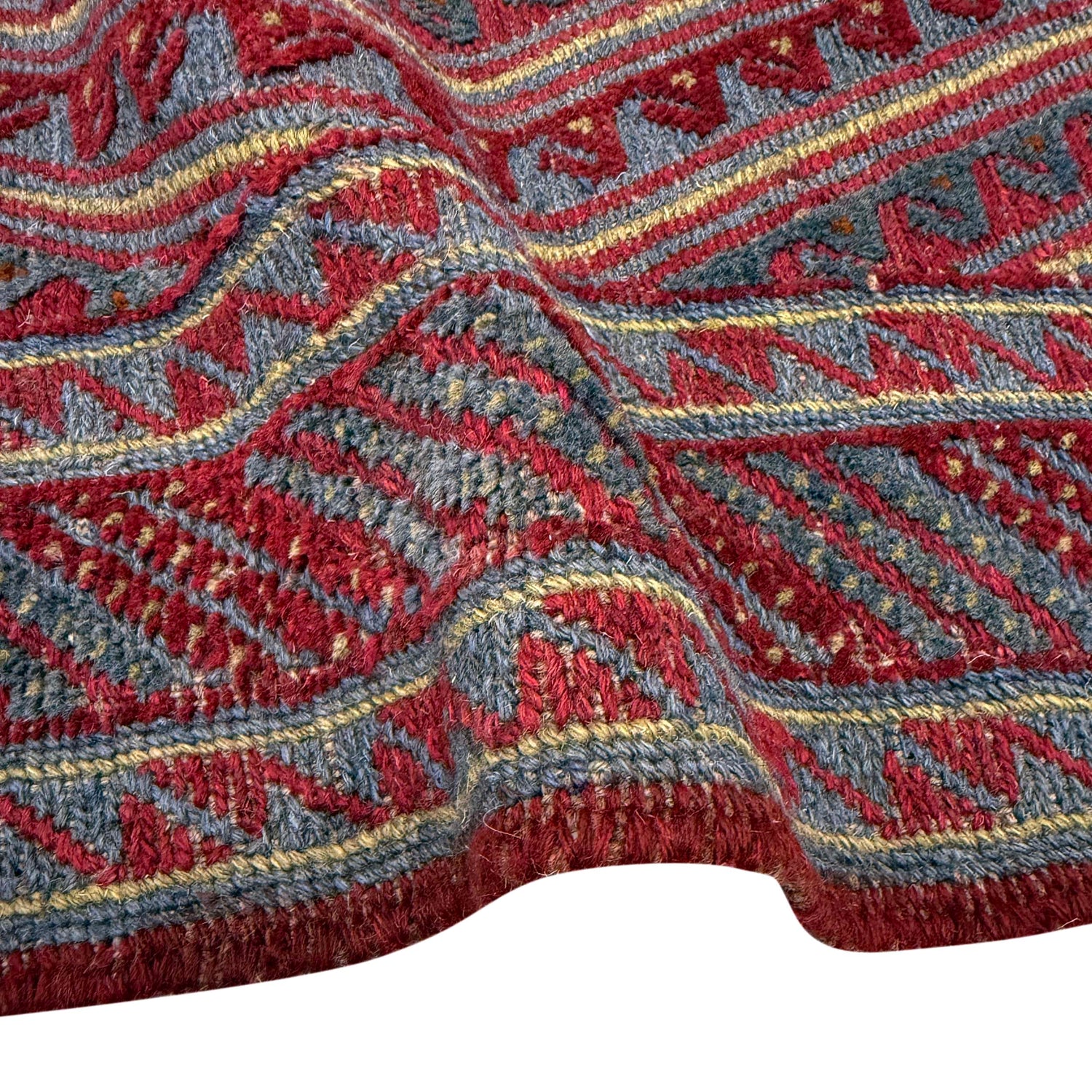 Handmade Mushwani Carpet 3' 7" x 3' 11" ft / 110 x 120 cm - No. Y39585