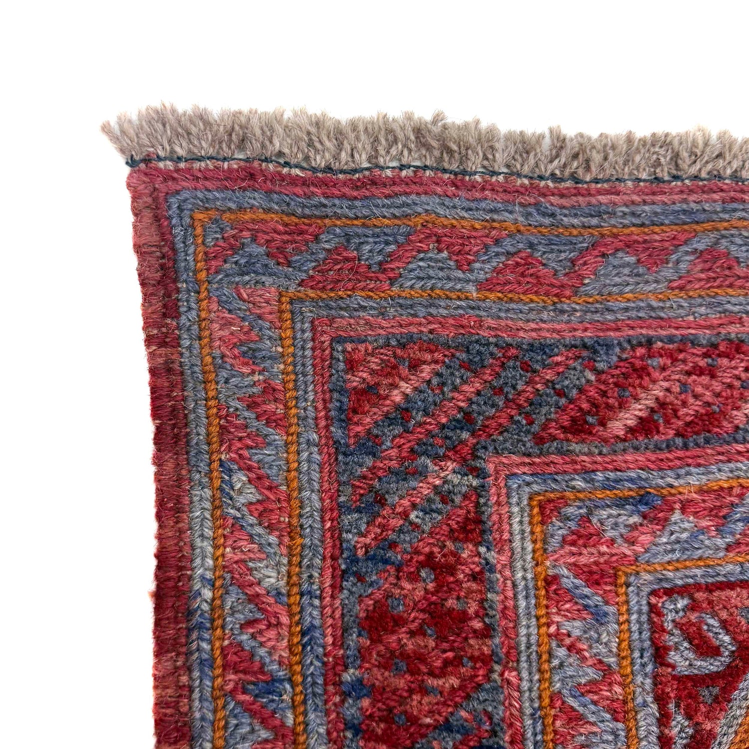 Small Square Mashwani Rug 3' 11" x 4' 1" ft / 119x 125 cm - No. Y39586