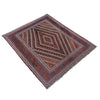 Handmade Afghan Carpet 3' 10" x 4' 4" ft / 117 x 132 cm - No. Y39587