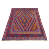 Handmade Afghan Carpet 3' 8" x 4' 2" ft / 112 x 127 cm - No. Y39588