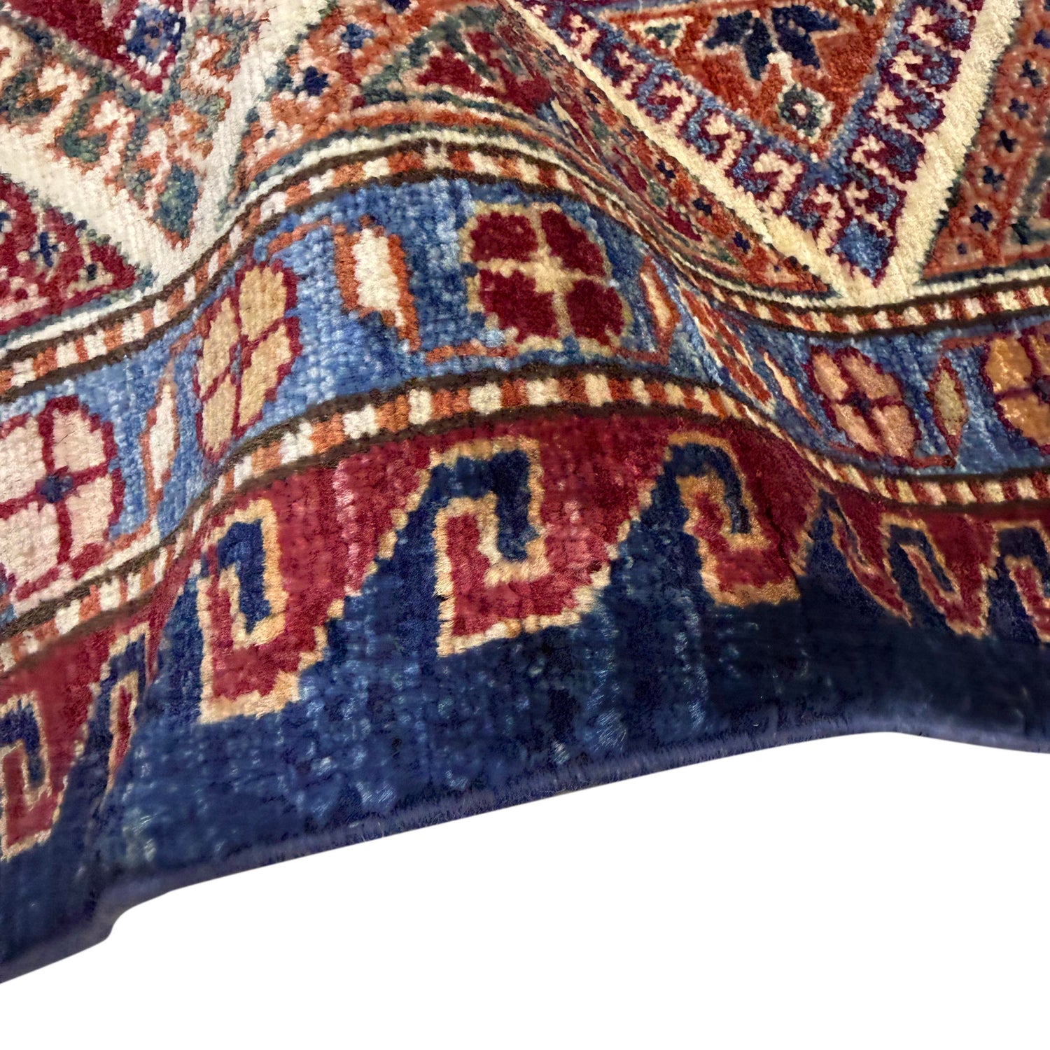 Premium Hand Knotted Kazak Rug 5' 5" x 7' 7" ft / 166 x 230 cm - No. Y39590