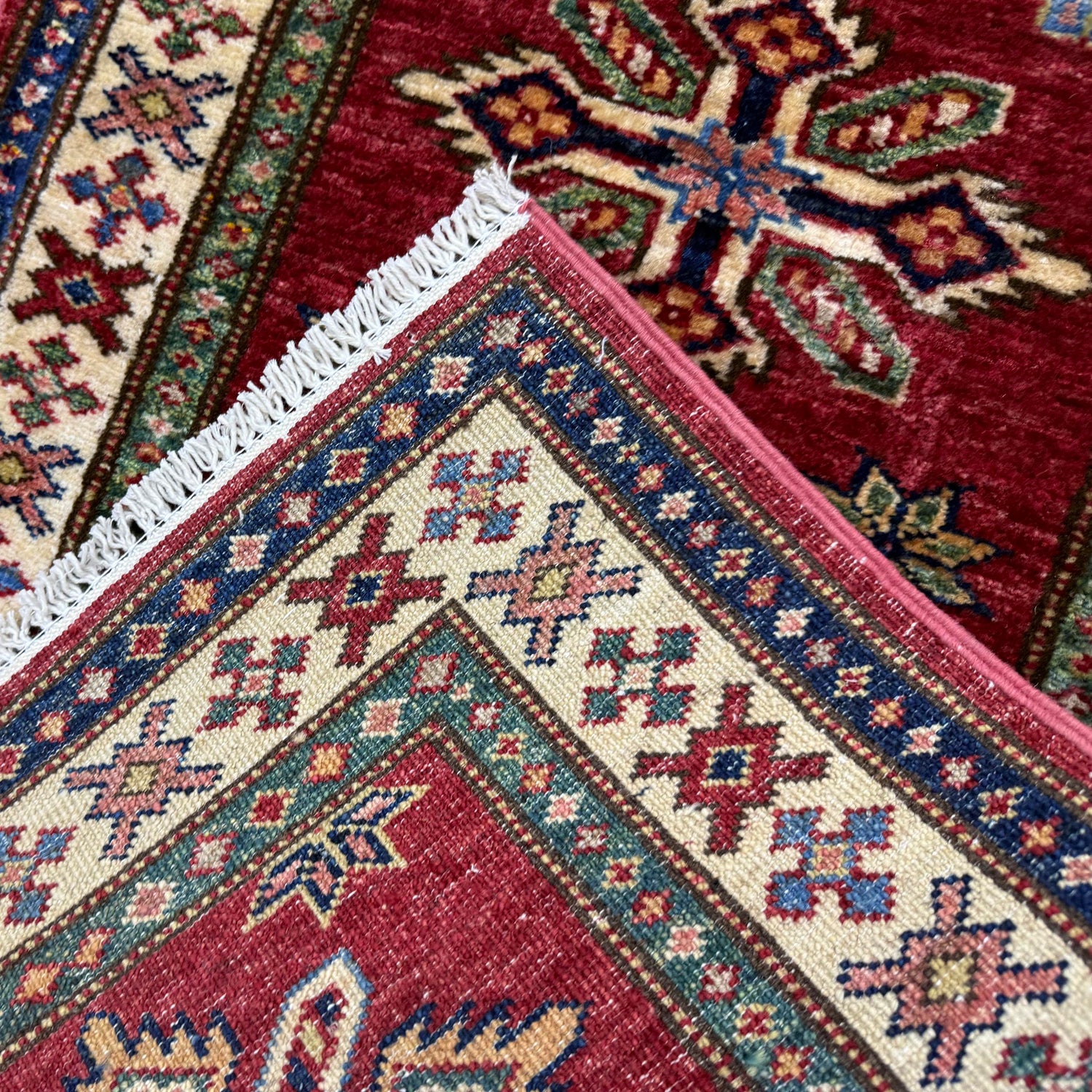 Fine Kazak Oriental Runner Rug 2' 0" x 5' 6" ft / 60 x 167 cm - No. Y39593