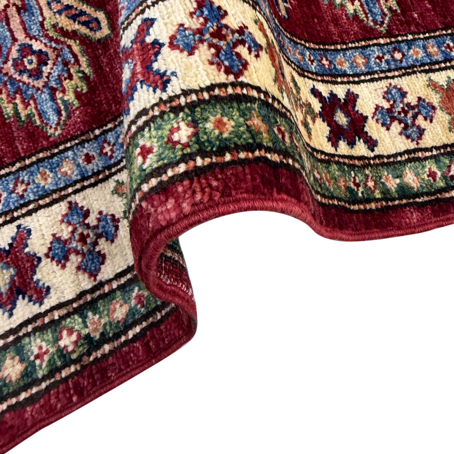 Luxury Fine Kazak Runner Carpet 2' 0" x 5' 9" ft / 62 x 176 cm - No. Y39595