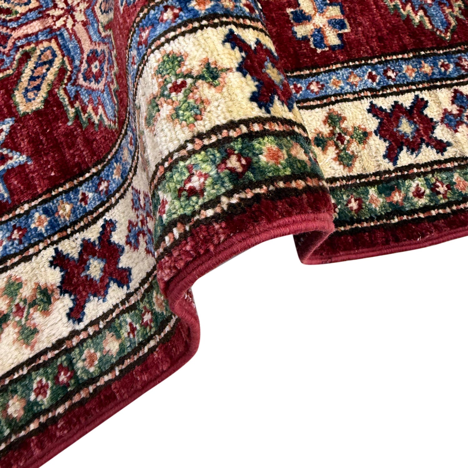 High-Quality Kazak Area Runner Rug 1' 11" x 5' 9" ft / 59 x 175 cm - No. Y39596