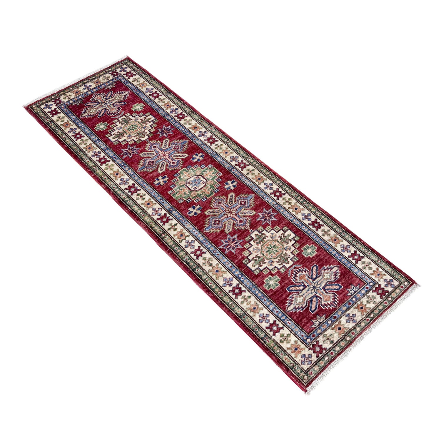 Supreme Kazak Runner Carpet 2' 0" x 5' 9" ft / 61 x 176 cm - No. Y39597