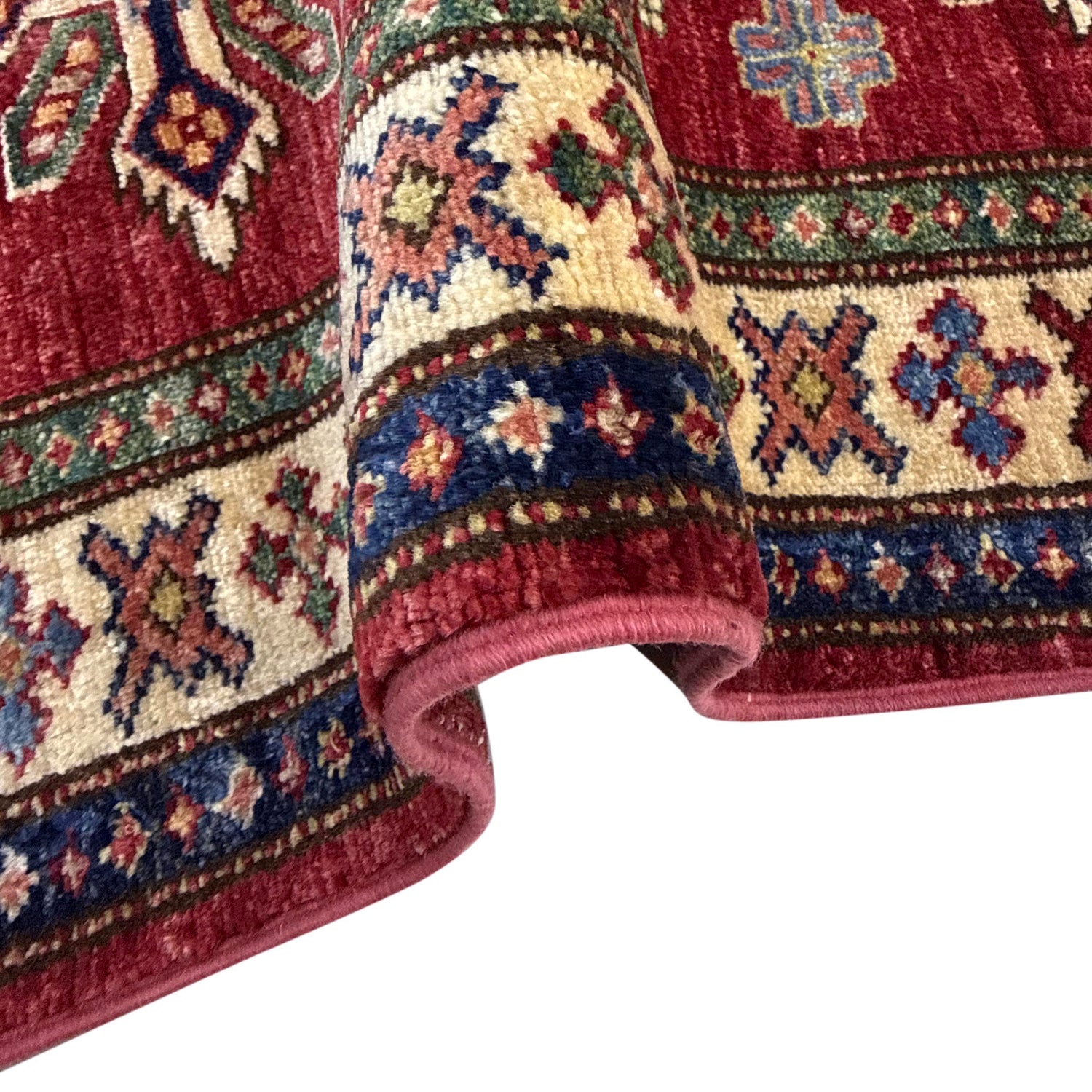 Fine Kazak Oriental Runner Rug 2' 0" x 6' 1" ft / 62 x 185 cm - No. Y39598