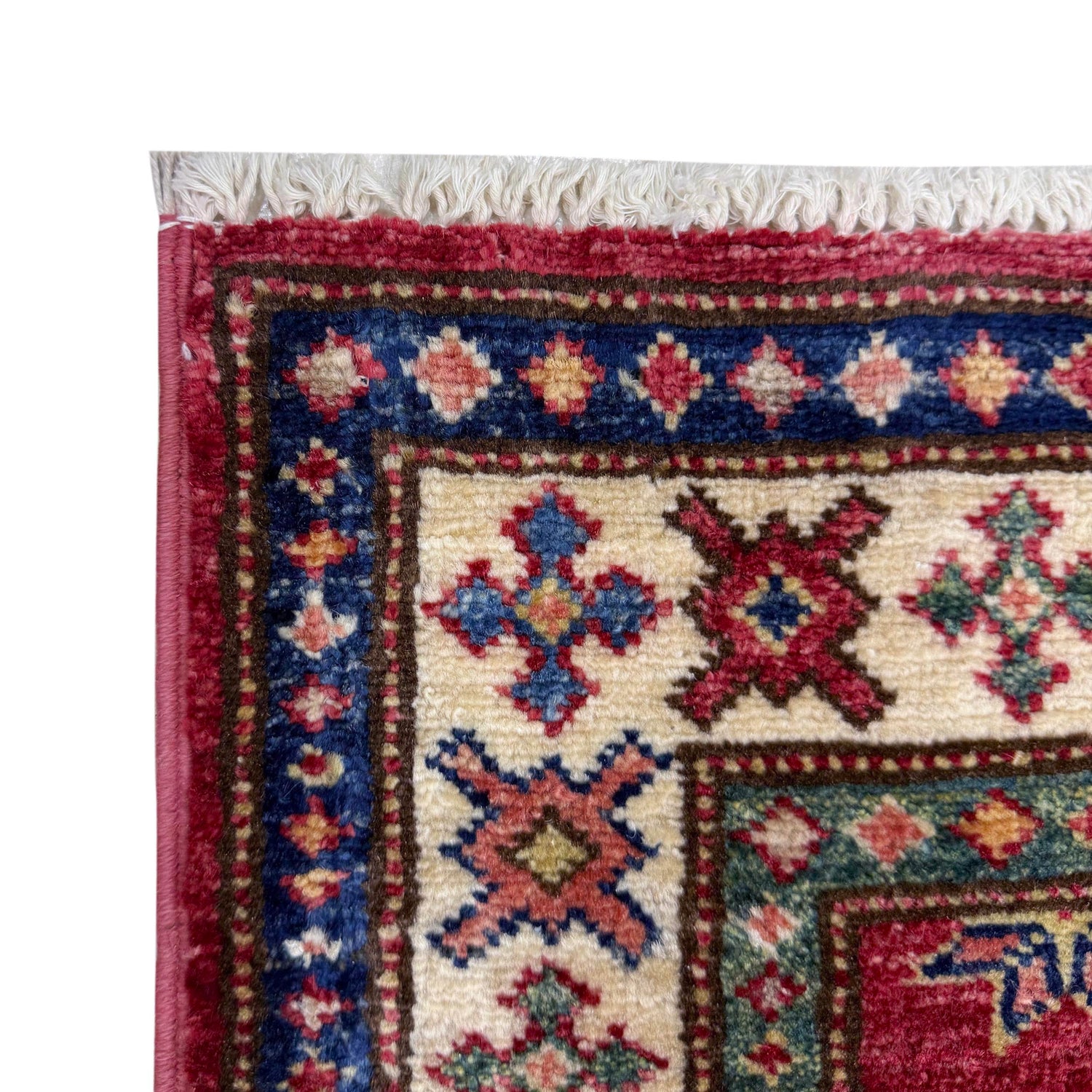 Premium Hand Knotted Kazak Runner Rug 1' 10" x 6' 0" ft / 57 x 182 cm - No. Y39599