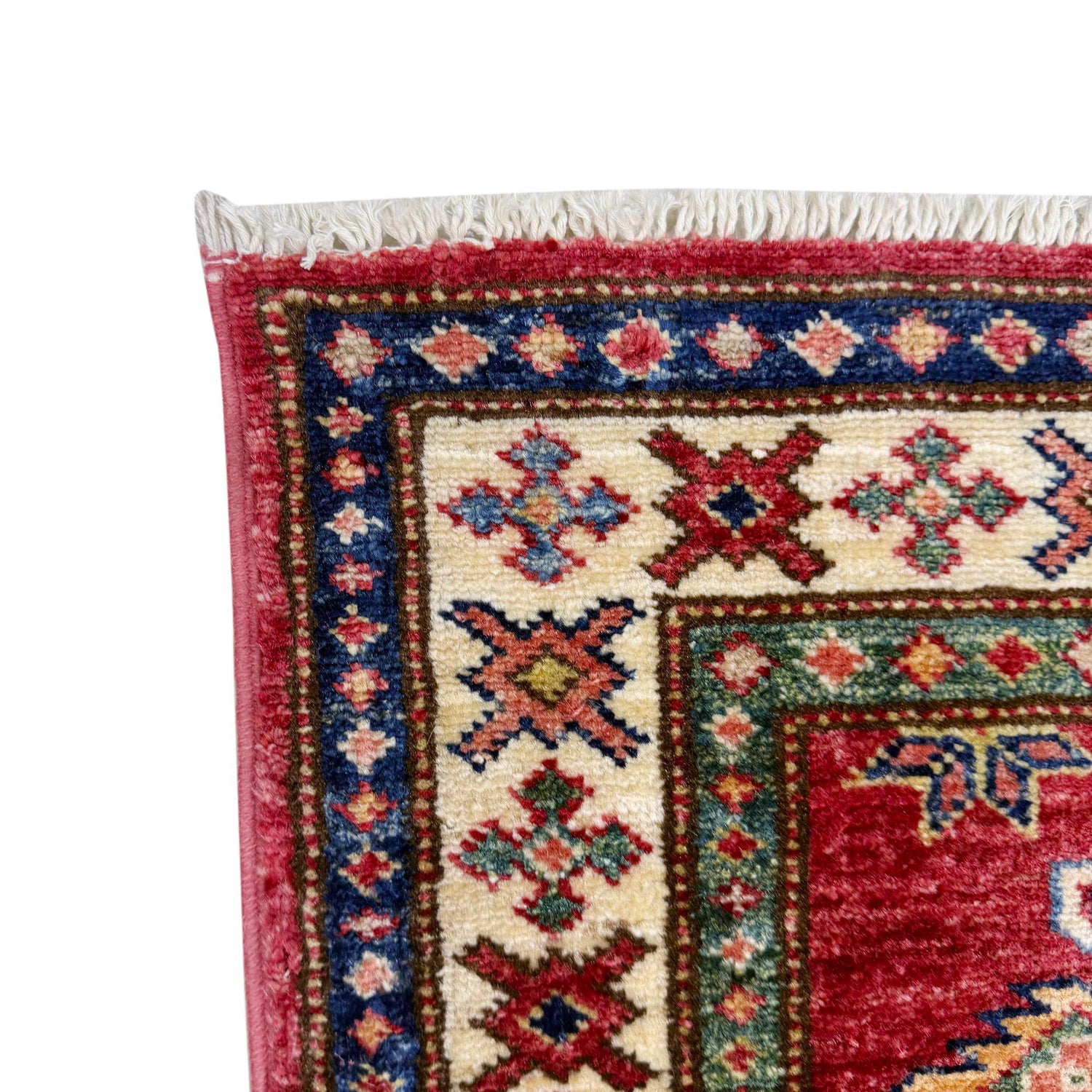 Luxury Fine Kazak Runner Carpet 1' 11" x 6' 0" ft / 58 x 184 cm - No. Y39600