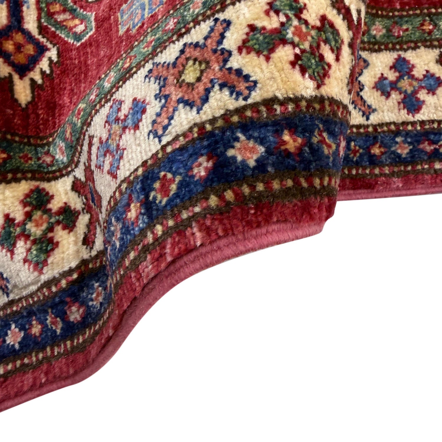 Luxury Fine Kazak Runner Carpet 1' 11" x 6' 0" ft / 58 x 184 cm - No. Y39600