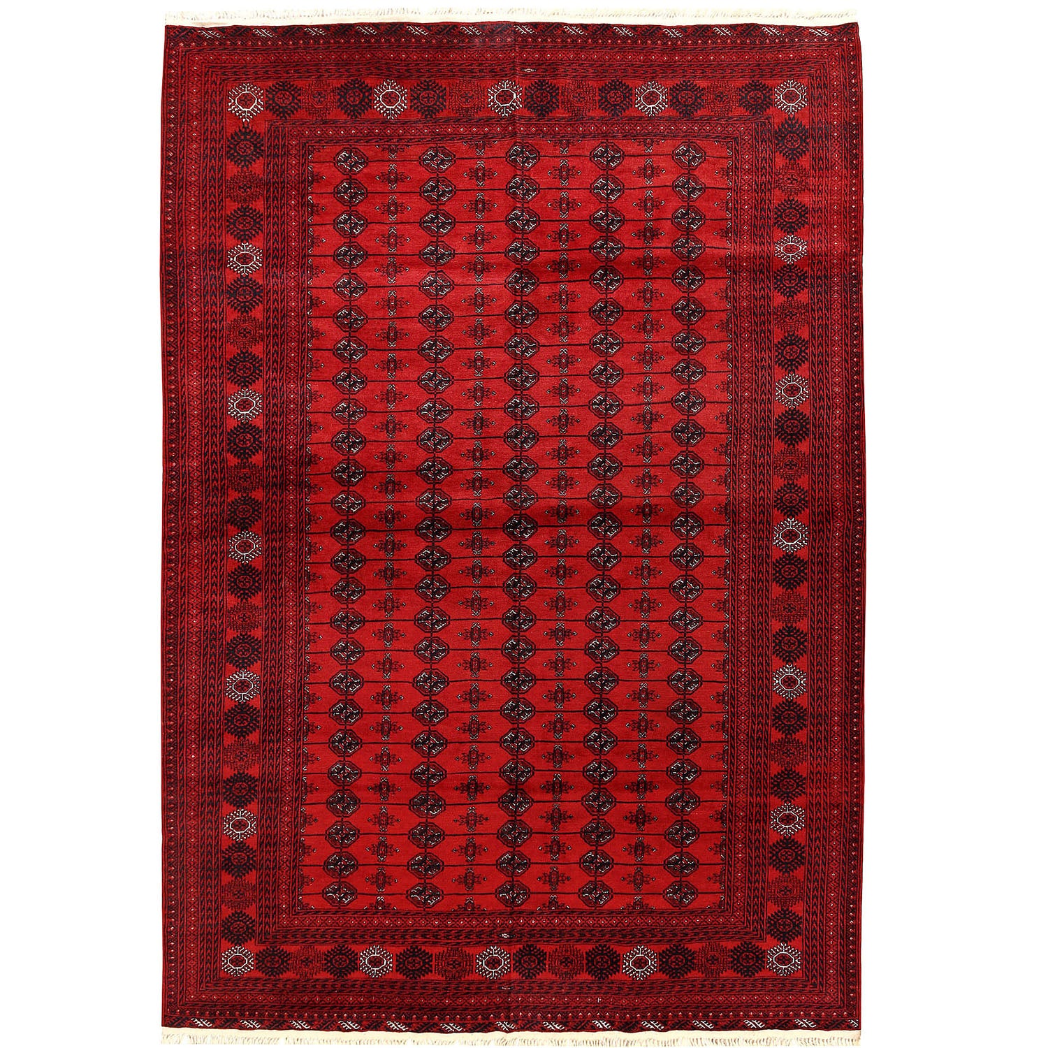 Bokhara Rug 6' 7 x 9' 5 (ft) - No. 1314 - ALLRUGO