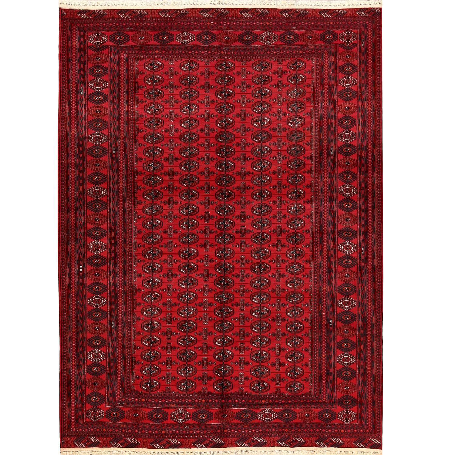 Bokhara Rug 6' 9 x 9' 4 (ft) - No. 1317 - ALLRUGO