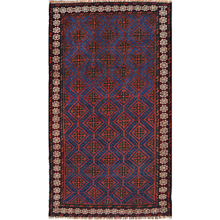 Baluchi Rug 2'8 x 5'1 (ft) / 88 x 158 (cm) - No. w15078 - ALLRUGO
